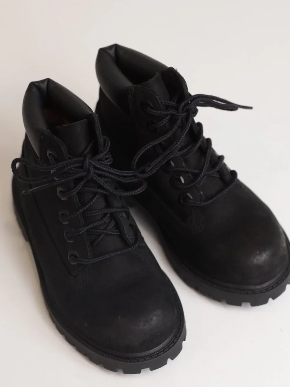 Timberland Toddler Premium 6in Waterproof Boots - Black Nubuck Size US 9